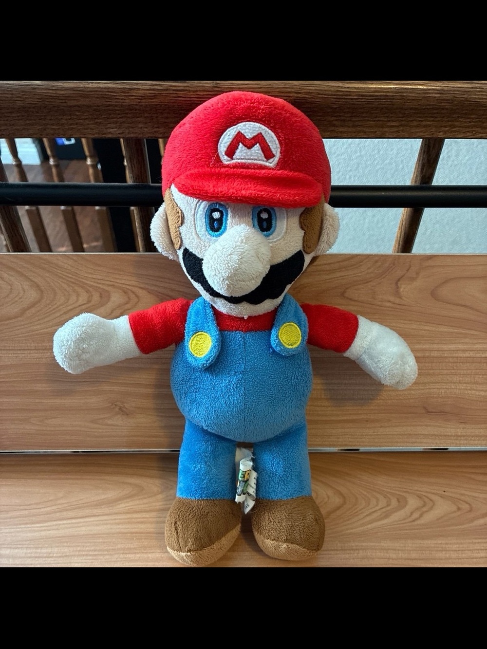 Red and Blue Plush Character Toy - Kids Stuffed Figure